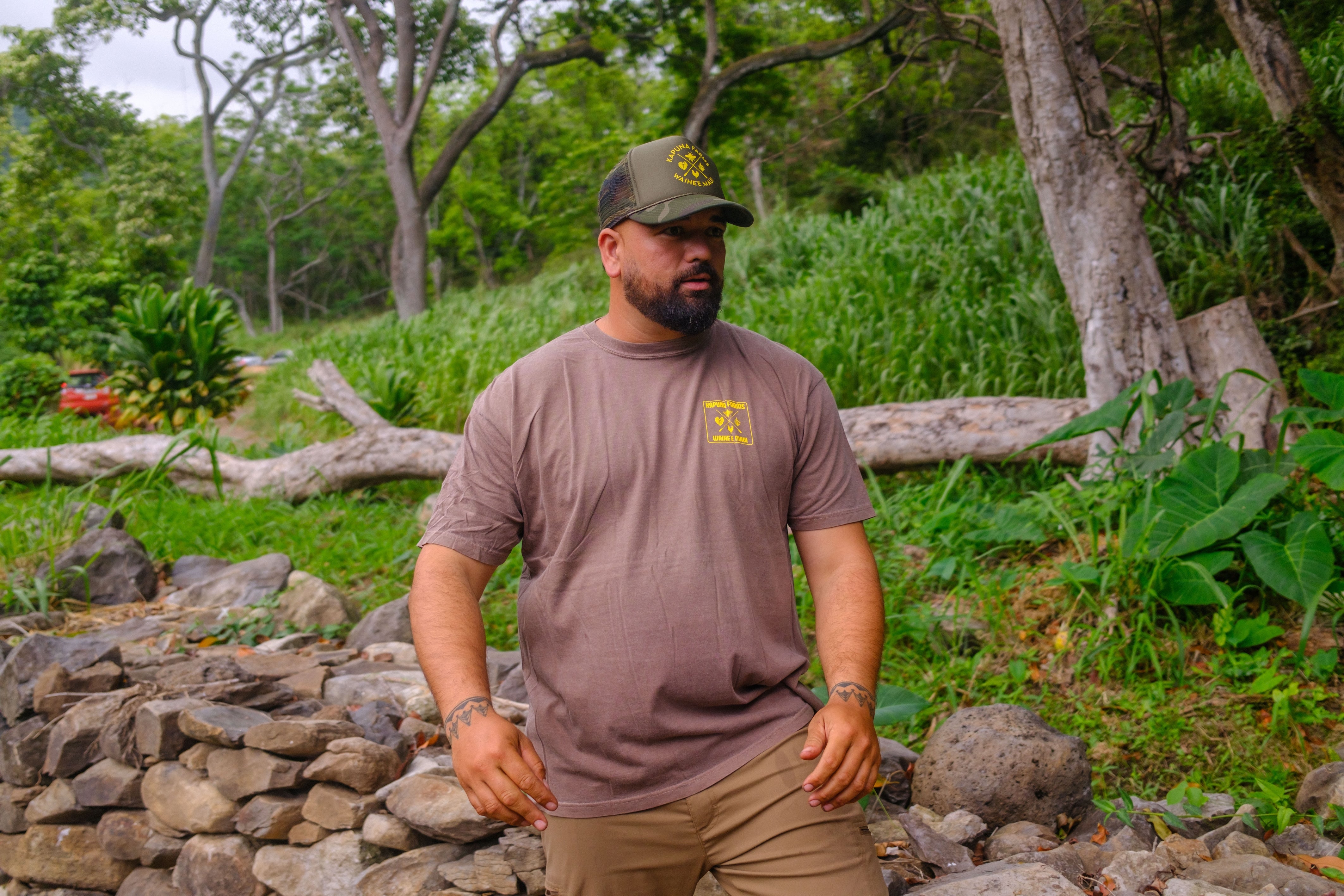 Olive Camo Trucker Hat