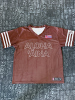Load image into Gallery viewer, ALOHA ʻĀINA Jersey in CHOCOLATE Brown
