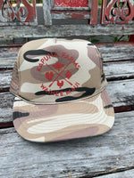 Load image into Gallery viewer, Trucker Hat- Sand Camo
