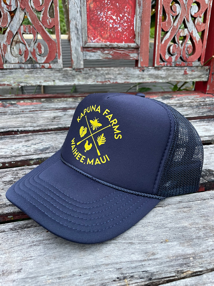 Trucker Hat - Navy – Kapuna Farms