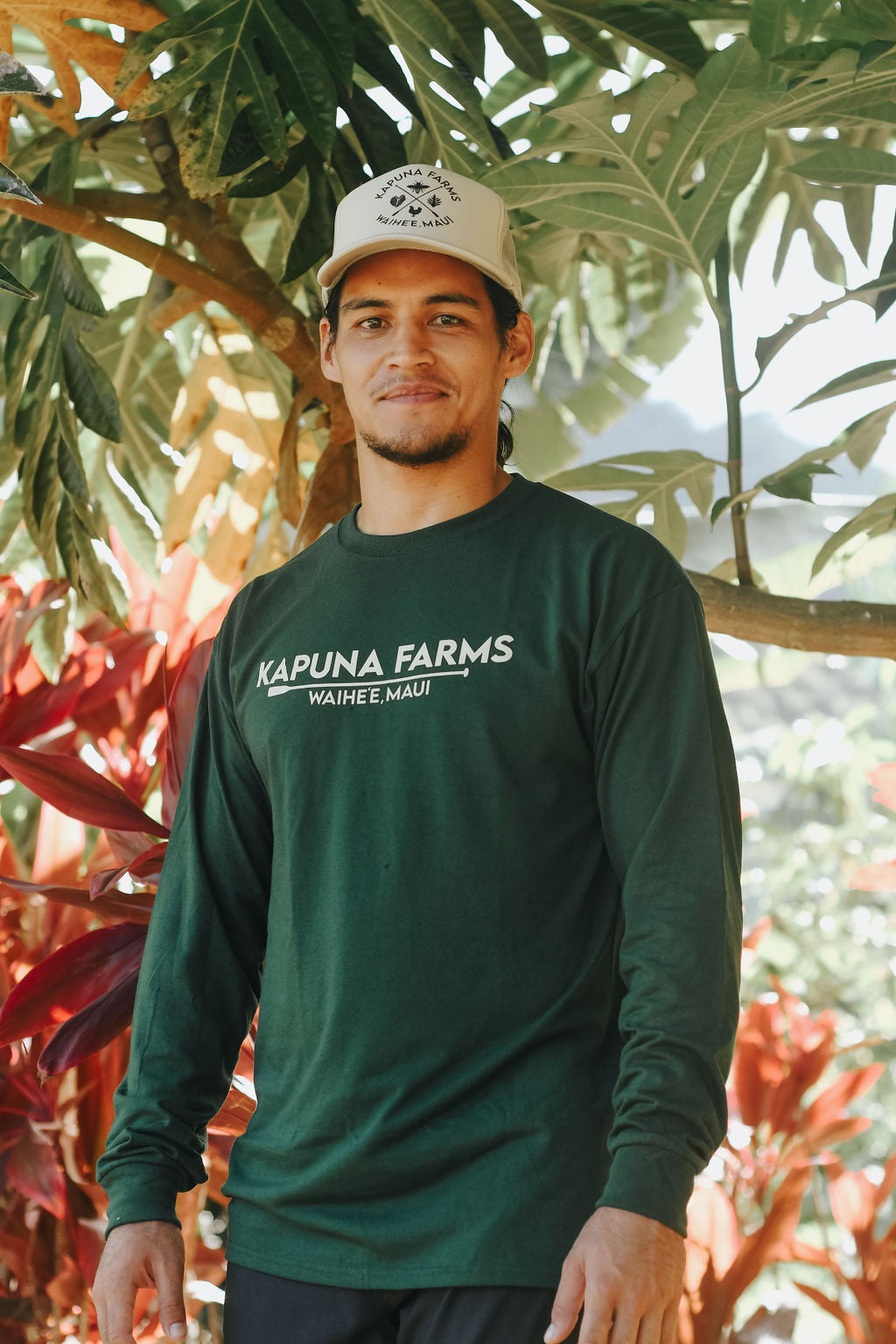 Kapuna Farms Unisex Long Sleeve - Valley Green