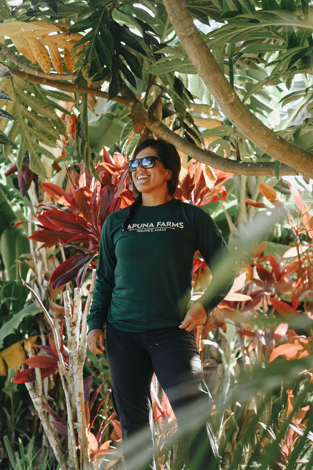 Kapuna Farms Unisex Long Sleeve - Valley Green