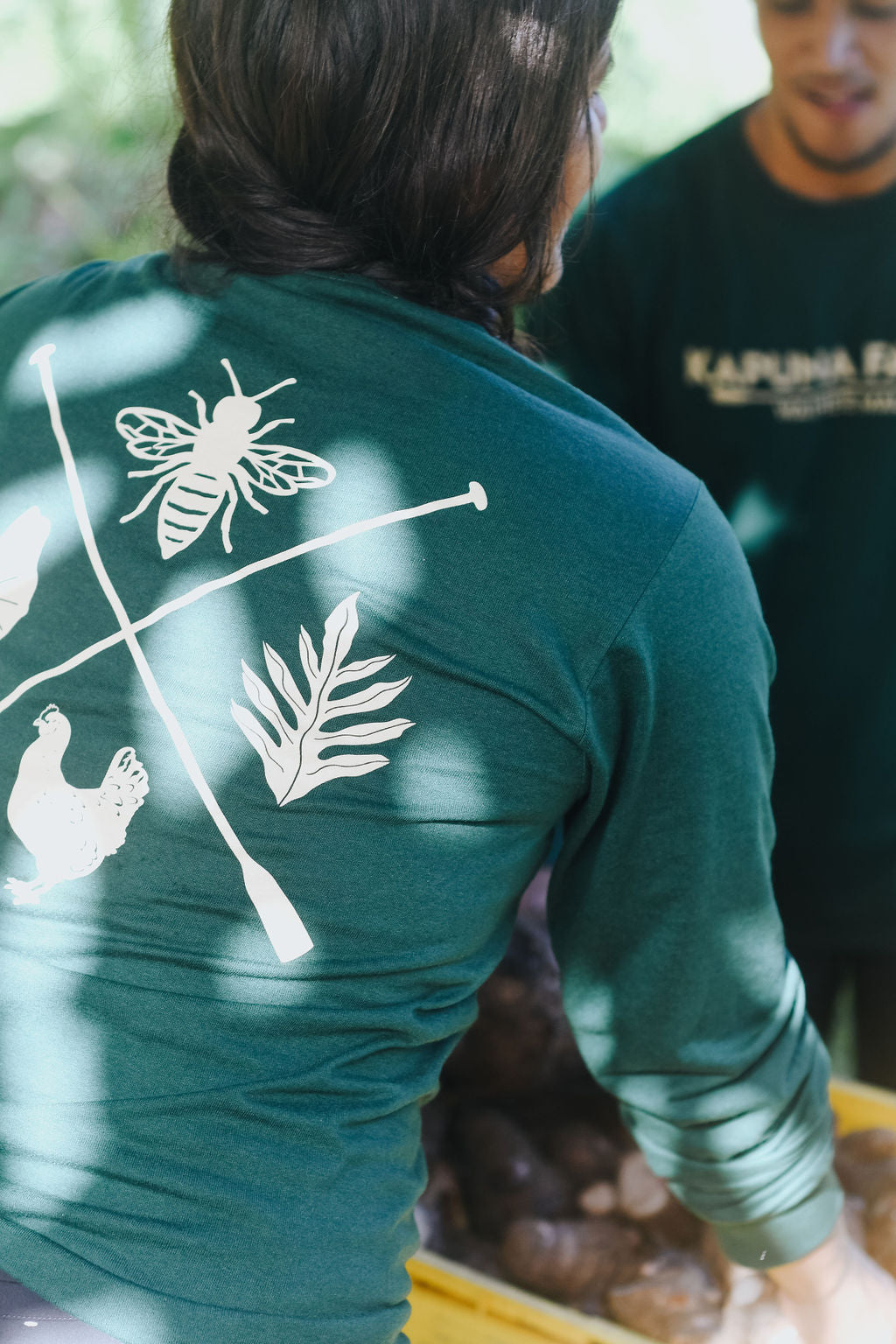 Kapuna Farms Unisex Long Sleeve - Valley Green